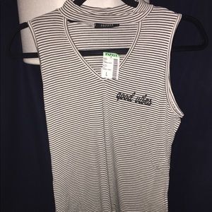 Papaya Striped Shirt